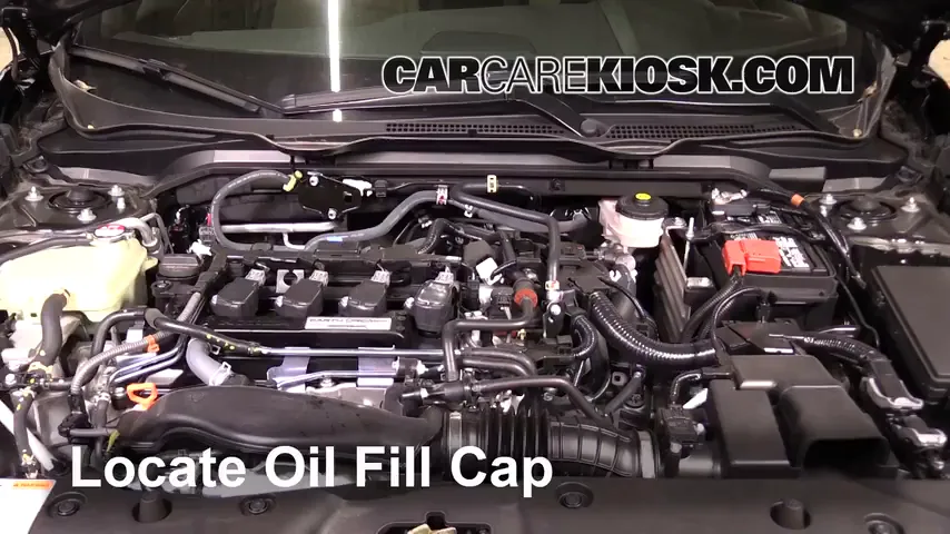 2017 Honda Civic LX 1.5L 4 Cyl. Turbo Coupe Oil